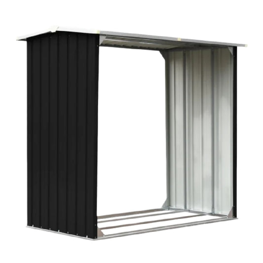Metal Sheltered Storage Unit for Outdoor Use - 200 x 100 x 150