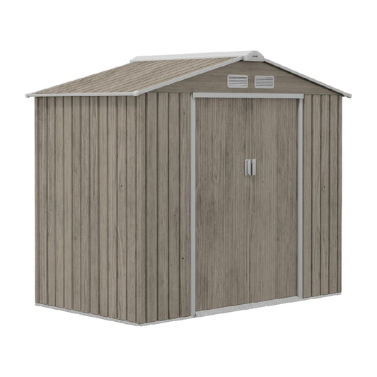 Garden storage shed for outdoor use made of metal - 200 x 120 x 150
